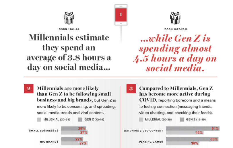 Social Media Usage infographic